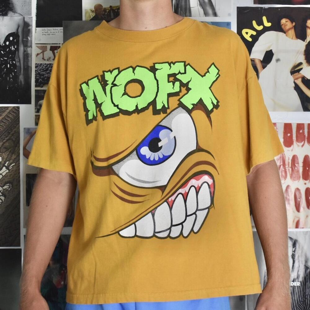 Vintage 1994 NOFX Mons•Tour tee shirt.